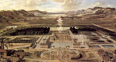 Pierre Pastel : Vu du domaine de Versailles 1668
